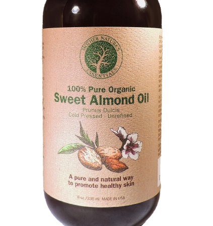 Sweet Almond Oil, 100% Pure & Organic. Highest Quality USDA Organic Cold Pressed. Best Carrier Oil for Aromatherapy. Natural Massage Oil. Moisturizing & Organic Skin Care for DIY Beauty Care
