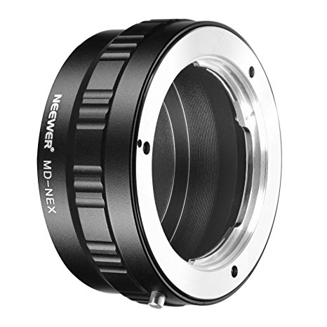 Neewer Lens Mount Adapter for Minolta MD Lens to Sony NEX E-Mount Camera A7 A7S A7SII A7R A7RII A7II A3000 A6000 A6300 A6500 NEX-3 NEX-3C NEX-5 NEX-5C