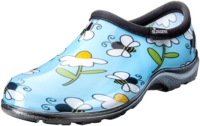 Sloggers 5120BEEBL09 Waterproof Comfort Shoe, 9, Bee Blue
