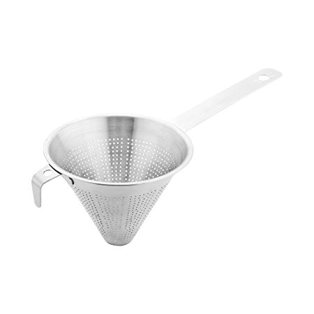 China Cap Strainer, Coarse Strainer, Cone Strainer - 5 Inches - Stainless Steel Commercial Grade - 1ct Box - Met Lux - Restaurantware