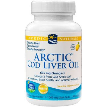 Nordic Naturals - Arctic CLO Heart and Brain Health and Optimal Wellness Soft Gels 90 Count