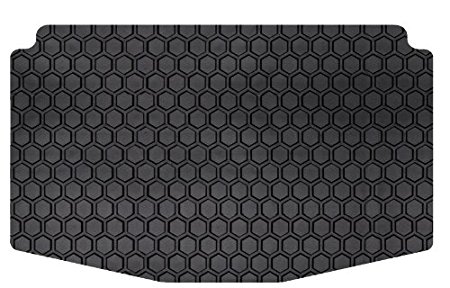 Intro-Tech Hexomat Cargo Area Custom Floor Mat for Select Mercedes X204 GLK-class Models - Rubber-like Compound (Black)