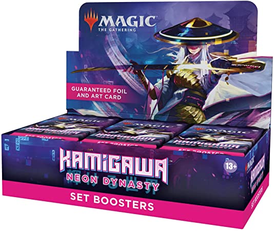 Magic The Gathering Kamigawa: Neon Dynasty Set Booster Box | 30 Packs (360 Magic Cards)