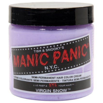 Manic Panic Semi-Permanent Hair Color Cream 4 Ounce (Virgin Snow)