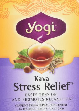Yogi Tea Kava Stress Relief Caffeine Free 16 Tea Bags - 127 ounce 2 Pack