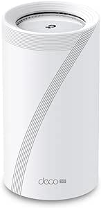 【2024 Nuevo】 TP-Link Deco BE65-5G (1 Paquete)|Sistema WiFi en Malla WiFi7 5G |BE9300 Tribanda, 5760 Mbps (6 GHz)|HomeShield|Operación multienlace|Plug and Play, Disfrute de la Red 5G