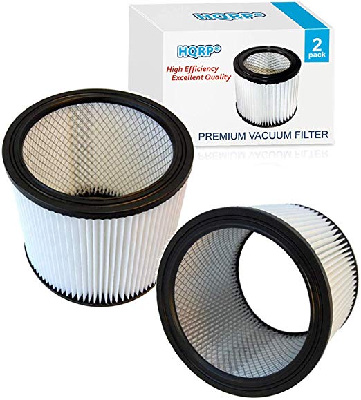 HQRP Cartridge Filter 2-Pack for Shop-Vac 90340 Vacuum Cleaner