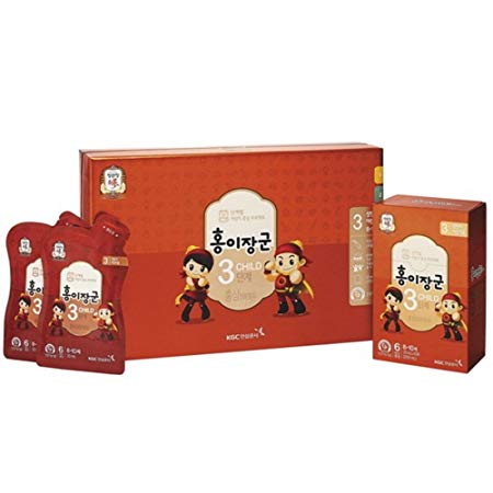 Cheong Kwanjang By Korea Ginseng Corporation Korean Red Ginseng "HONGEJANGGUN" Tonic for kids LEVEL 3 (8~10 years old) All New Version