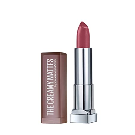 Maybelline New York Color Sensational Creamy Matte Lipstick, 660 Touch of Spice, 3.9g