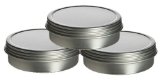 12oz Shallow Screw Top Tin Can Great for Storing Small Food Items Condiments Spices and More 6 Tins