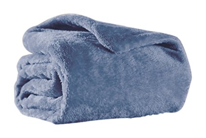 Sunbeam Arctic Plush Heated Throw, Dusty Blue, TSA8TS-X590-13A00