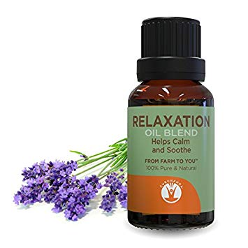 RELAXATION Essential Oil Blend - De-Stress Essential Oils -  Save With GuruNanda Essential Oil Synergy Blend - 100% Pure Therapeutic Grade - Undiluted - 15 ml