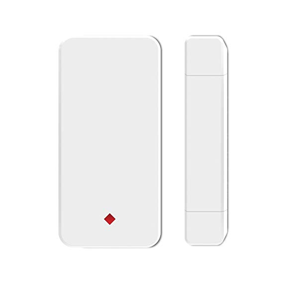 Larmtek Wireless Door&Window&Cabinet Contact Sensor, DIY Home&Business Security Door Magnetism Sensor, Anti-Thief, CS01, White
