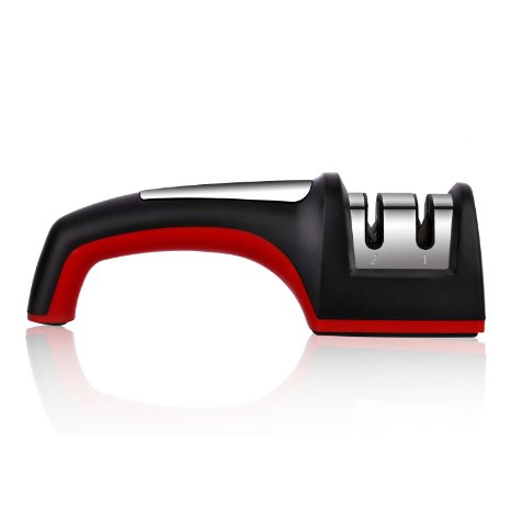 Etekcity Professional Kitchen Knife SharpenerRedBlack