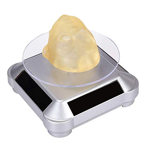 Solar Turntable 360°Rotating Stand for Curing UV Resin Printed Solidify Photosensitive Resin 405nm UV Resin Affect, DIY Curing Enclosue for UV Photocuring 3D Printer