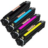 GLB High Quality HP130A Compatible Toner Cartridge Set BKCYM CF350A CF351A CF352A CF353A For HP Color LaserJet Pro MFP M176n M177fw Printer