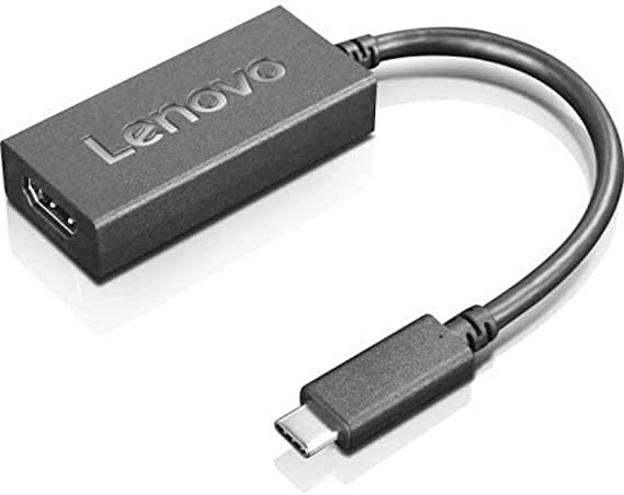 Lenovo - 4X90R61022 - Lenovo USB-C to HDMI 2.0b Adapter - 9.40 HDMI/USB A/V Cable for Audio/Video Device, Notebook, Monitor, Projector - First End: 1 x Type C Male USB - Second End: 1 x HDMI (Type A)