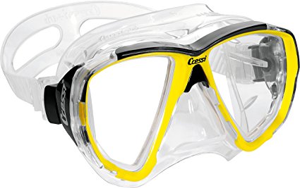 Cressi Big Eyes Wide View Scuba Snorkeling Dive Mask (Italian Made)