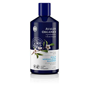 Organics Scalp Normalizing Tea Tree Mint Therapy Shampoo by Avalon Organics for Unisex - 14 oz Shampoo