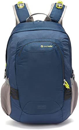 Pacsafe Venturesafe GII 25 Liter Anti Theft Travel Backpack / Daypack (Navy Blue)