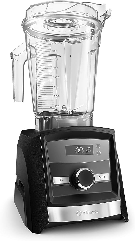 Vitamix, Black A3300 Ascent Series Smart Blender, Professional-Grade, 64 oz. Low-Profile Container, Plastic Metal