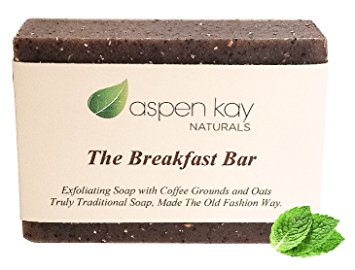 Coffee & Oatmeal Exfoliating Soap, 100% Natural and Organic Soap. Loaded With Organic Skin Loving Oil. A Wonderful Exfoliating Body Soap, For Men & Women. GMO Free - Preservative Free. 4 oz Bar.