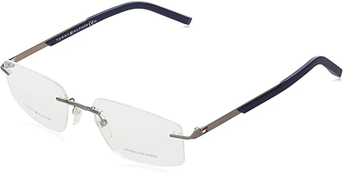 Tommy Hilfiger frame (TH-1691 V84) Metal Matt Ruthenium - Matt Blue