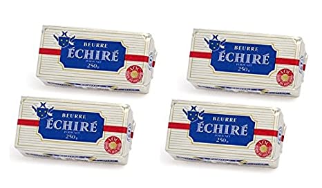 French Butter Unsalted Echire - 4 bars x 8.8 oz