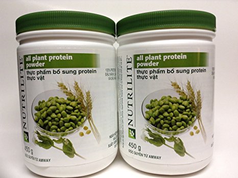 Nutrilite All Plant Protein Powder NET Weight: 450 G. By Amway Lot of 2