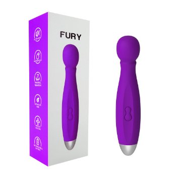 Fury Waterproof Rechargeable Therapeutic Massager Purple