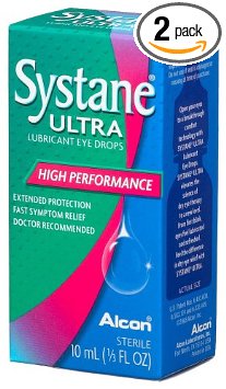 Systane Ultra Lubricant Eye Drops, 10mL Bottles (twin pack)