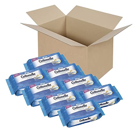 Cottonelle Fresh Care Flushable Cleansing Cloths jAIDqt, Pack of 16 (Refillable Wipes), 672 Sheets