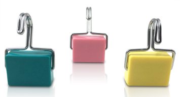 Powerful All Purpose Magnetic Hooks, Pastel Pink, Yellow, Blue, All Purpose 3-Pack