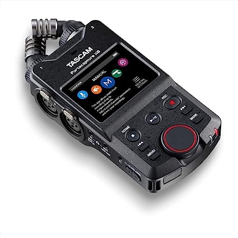 TASCAM Portacapture X6 32-bit Float Portable Audio Recorder, Field Recorder for Video, Music, Podcast, Voice, Podcasting