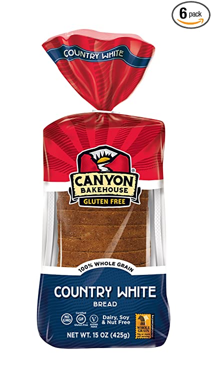 CANYON BAKEHOUSE Country White Gluten-Free Bread - Case of 6 Loaves