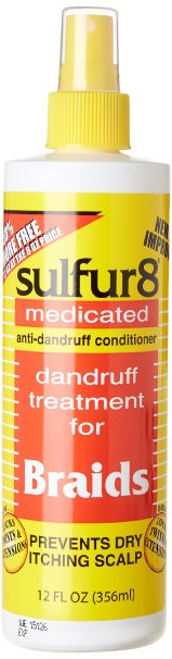 Sulfur 8 Dandruff Treatment For Braids 12 oz. Spray