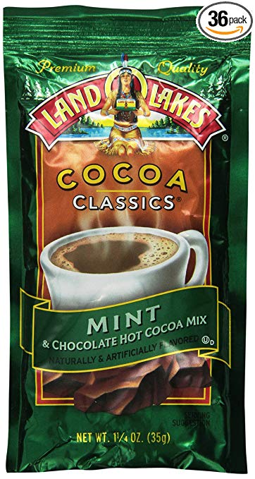 Land O Lakes Cocoa Classics, Chocolate & Mint, 1.25-Ounce Packets (Pack of  36)