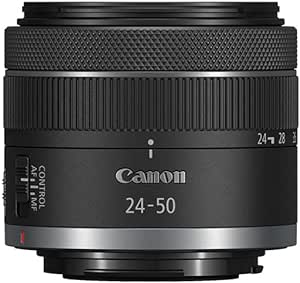 Canon RF24-50mm F4.5-6.3 IS STM for Canon Full-Frame Mirrorless RF Mount Cameras, Wide-Angle to Standard Zoom Lens, Compact, Lightweight, Optical Image Stabilization, for Vlogging or Shooting Stills