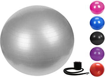 Ever Rich ® EXERCISE GYM YOGA SWISS BALL FITNESS PREGNANCY BIRTHING BALL 65CM / 75CM   FOOT PUMP