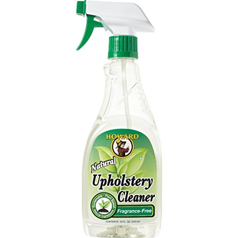 Howard UC0012 Natural Upholstery Cleaner, Trigger Spray, Fragrance Free, 16-Ounce