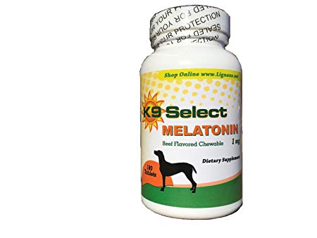 K9 Select Melatonin for Dogs 1 mg Chewable Beef Flavor 180 Tabs