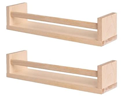 Ikea Bekvam Wooden Spice Rack/Organizer in Birch (2-pack), Garden, Lawn, Maintenance