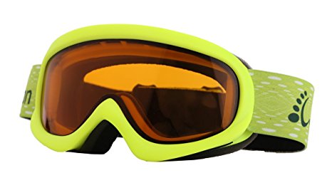 WODISON Helmet Compatible Anti-fog Sports Snow Snowboard Ski Goggles For Youth