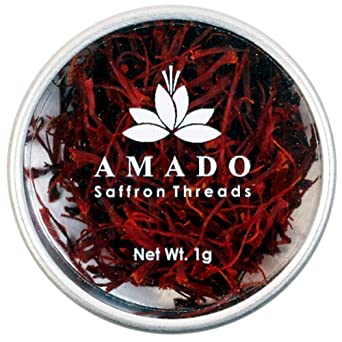 Amado – Super Premium Spanish Coupe Saffron (Full Red Kesar) – 1 gram