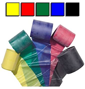 Theraband - 5 Pack [Yellow-Red-Green-Blue-Black]