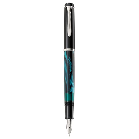 Pelikan Classic M205 Petrol Marbled Fountain Pen (M) 818551 (Special Edition)