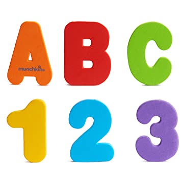 Munchkin Letters and Numbers Bath Toys, 36 Count