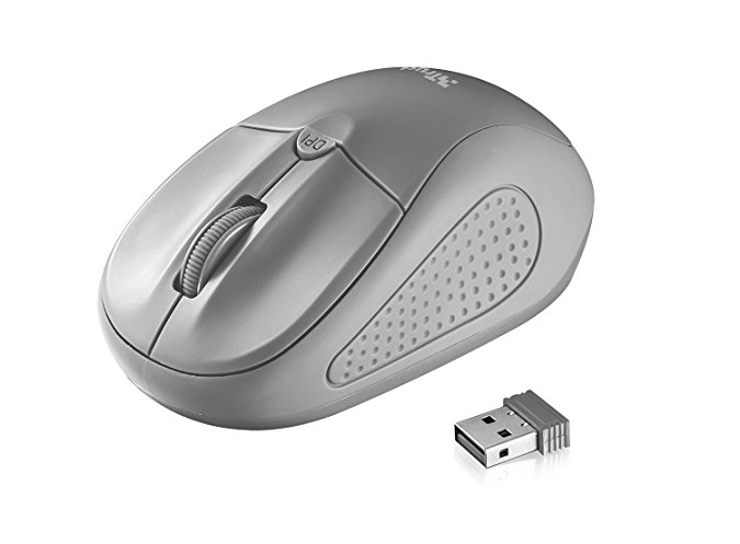 Trust Primo Wireless Mouse, Grey