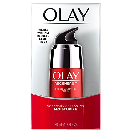 Olay Regenerist Micro-Sculpting Facial Serum 1.7 Fl Oz, Packaging May Vary