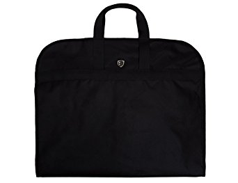 BAGSMART Lightweight Nylon Foldable Carrier Garment Bag for Suits and Dresses